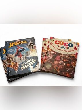 Disney Coco & Marvel Spider-Man Cookbooks